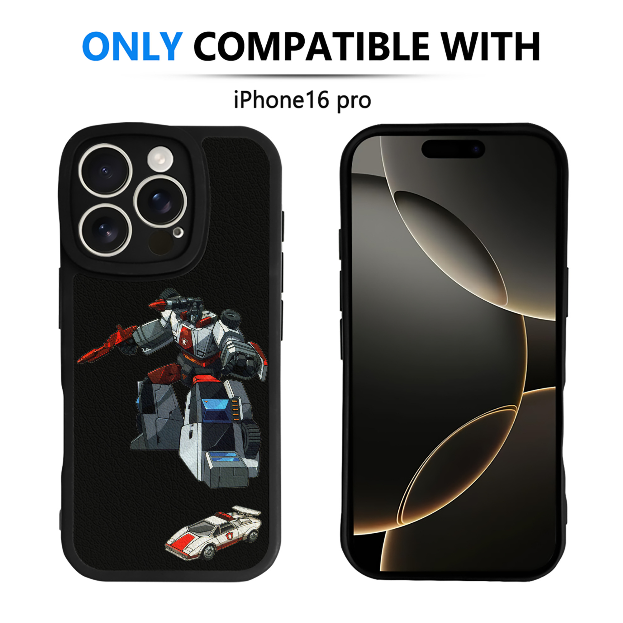 （画像用）  【iPhone 16シリーズ対応】シリコンスマホケース（レザー調） 材質：シリコン